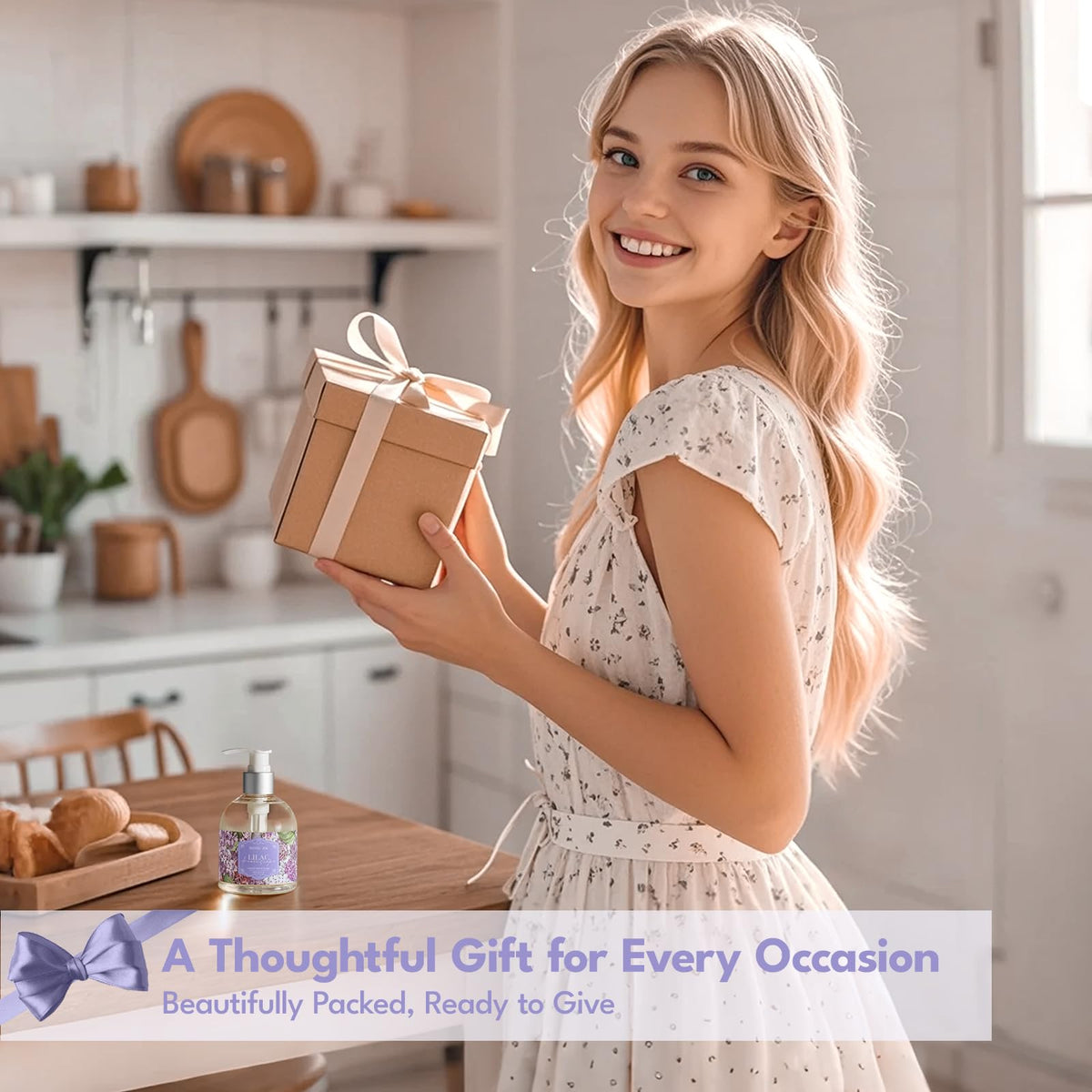 Gift box of ROMIIE ZOI Liquid Hand Soap with elegant packaging