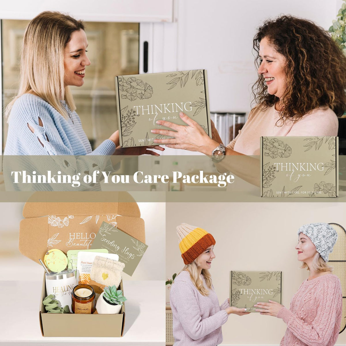GiftPeak Thinking of You Care Package beautifully presented