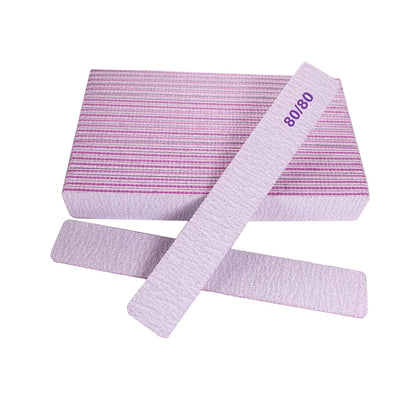 GigaGround 80/80 grit nail files set of 12 in grey