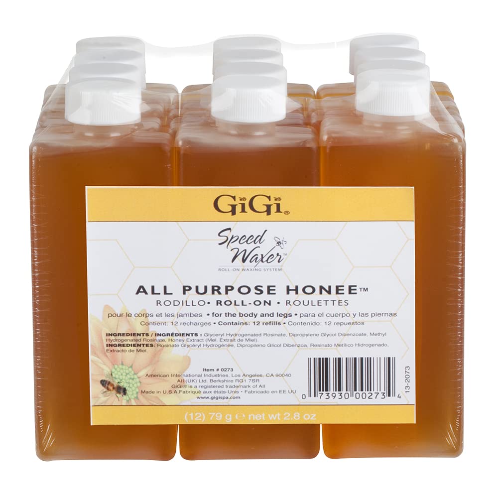 GIGI All Purpose Honee Roll-On Hair Removal Wax front view