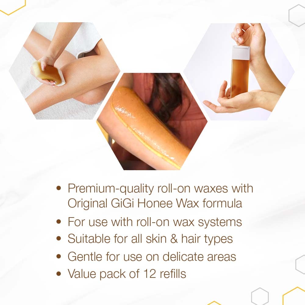 GIGI All Purpose Honee Wax on a wooden surface