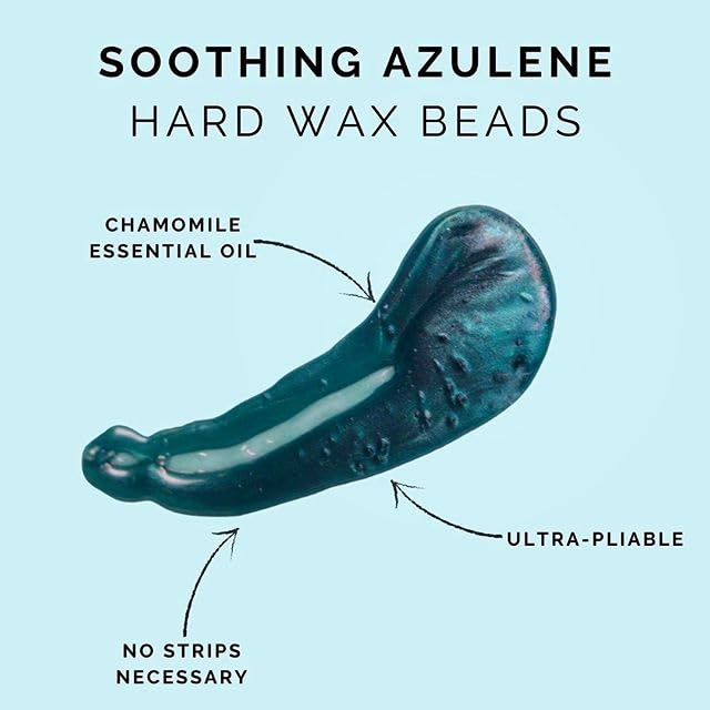 GIGI Azulene Hard Wax Beads close-up of beads