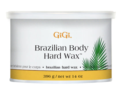 GIGI Brazilian Body Hard Wax 14 oz front view with lid