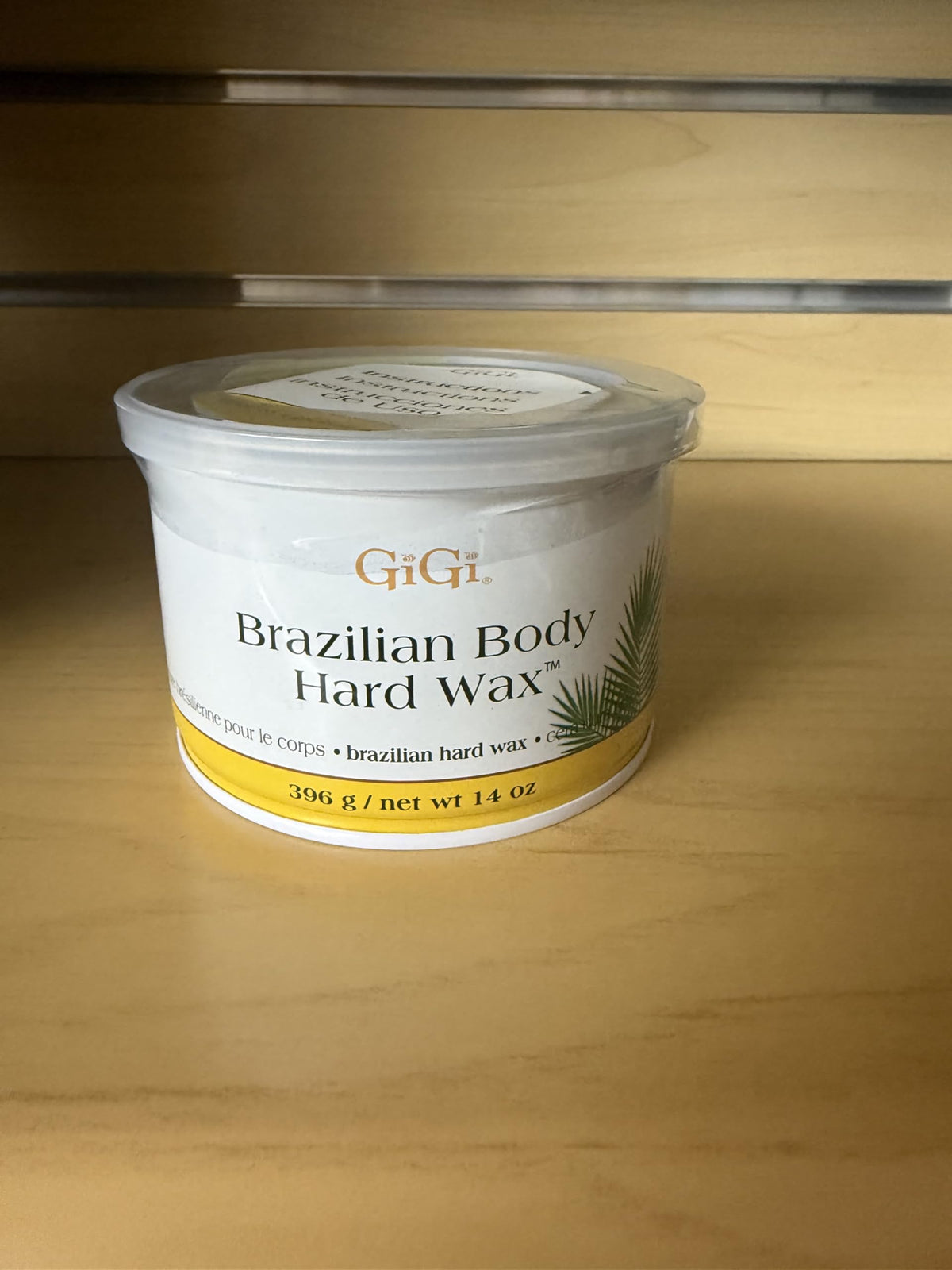 GIGI Brazilian Body Hard Wax 14 oz with natural ingredients