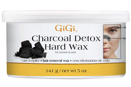GIGI Charcoal Detox Hard Wax 5 oz front view