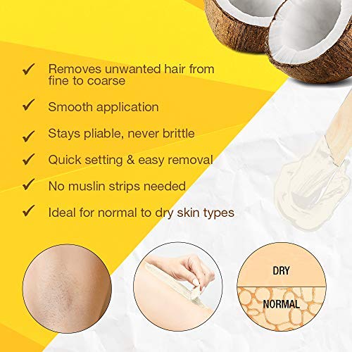GIGI Coconut Honee Flex Hard Wax texture close-up