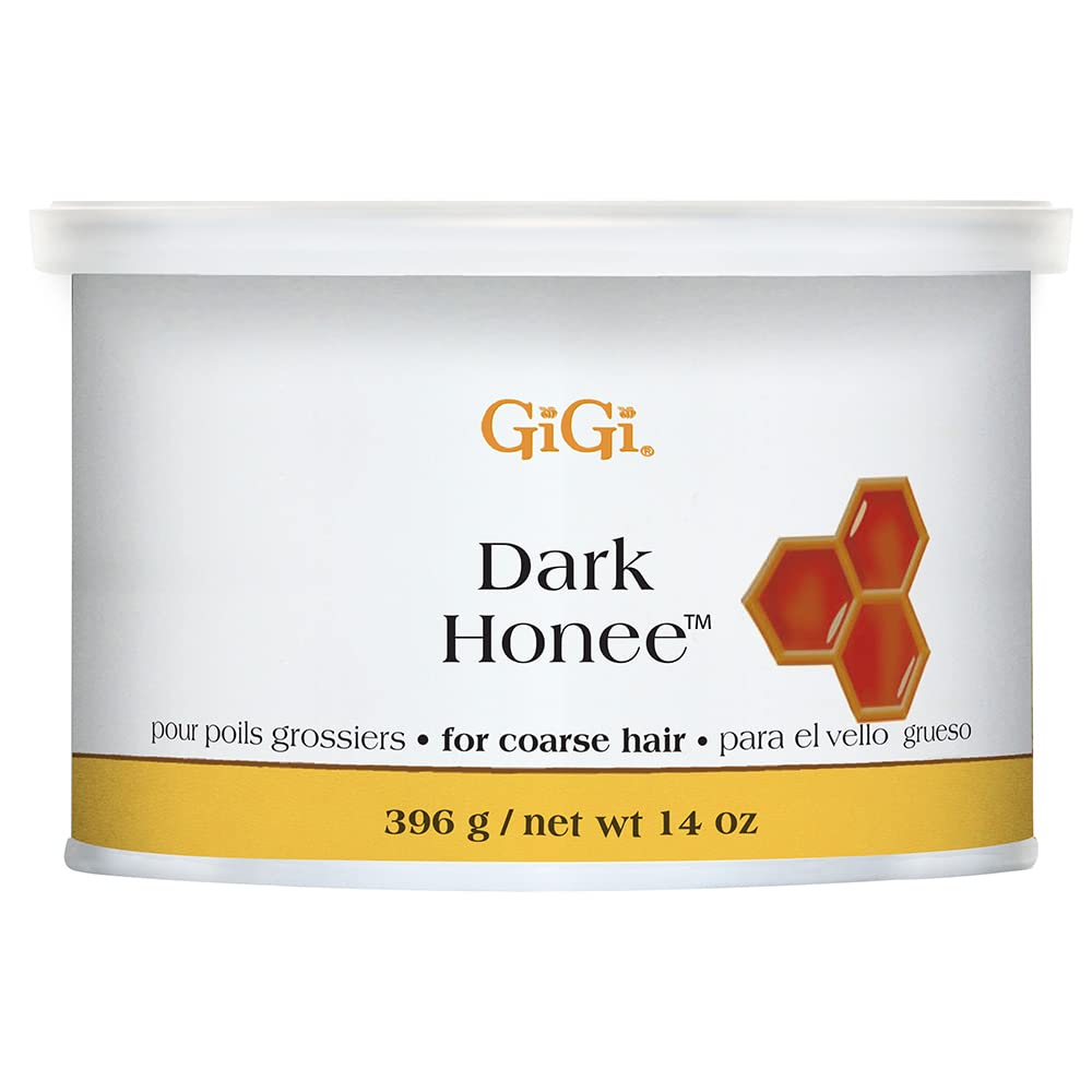 GIGI Dark Honee Soft Wax 14 oz front view