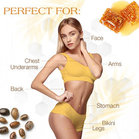 GIGI Dark Honee Soft Wax lifestyle usage at home