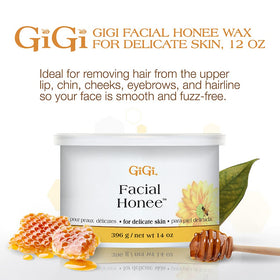 GIGI Facial Honee Wax 14 oz can with lid