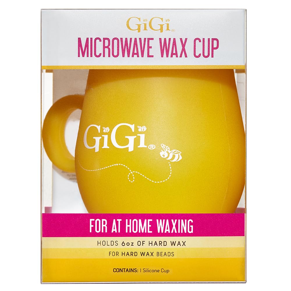 GIGI Microwave Wax Cup front view with silicone material