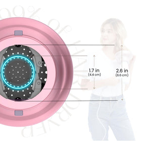 GIHALI Universal Hair Diffuser Rose Gold with curly hair