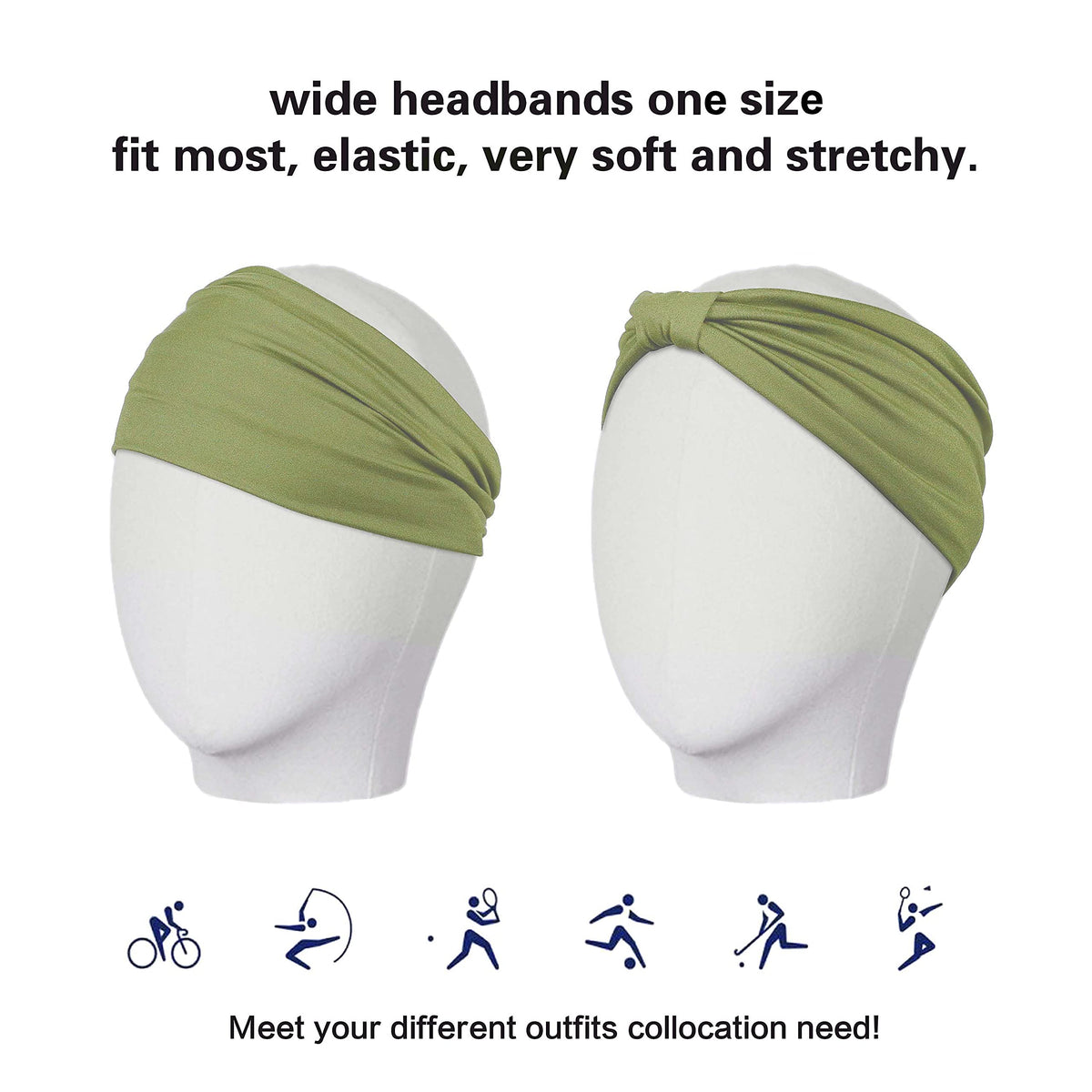GiLi headband being worn during yoga