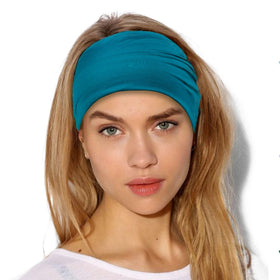 GiLi headband dark green fabric close-up