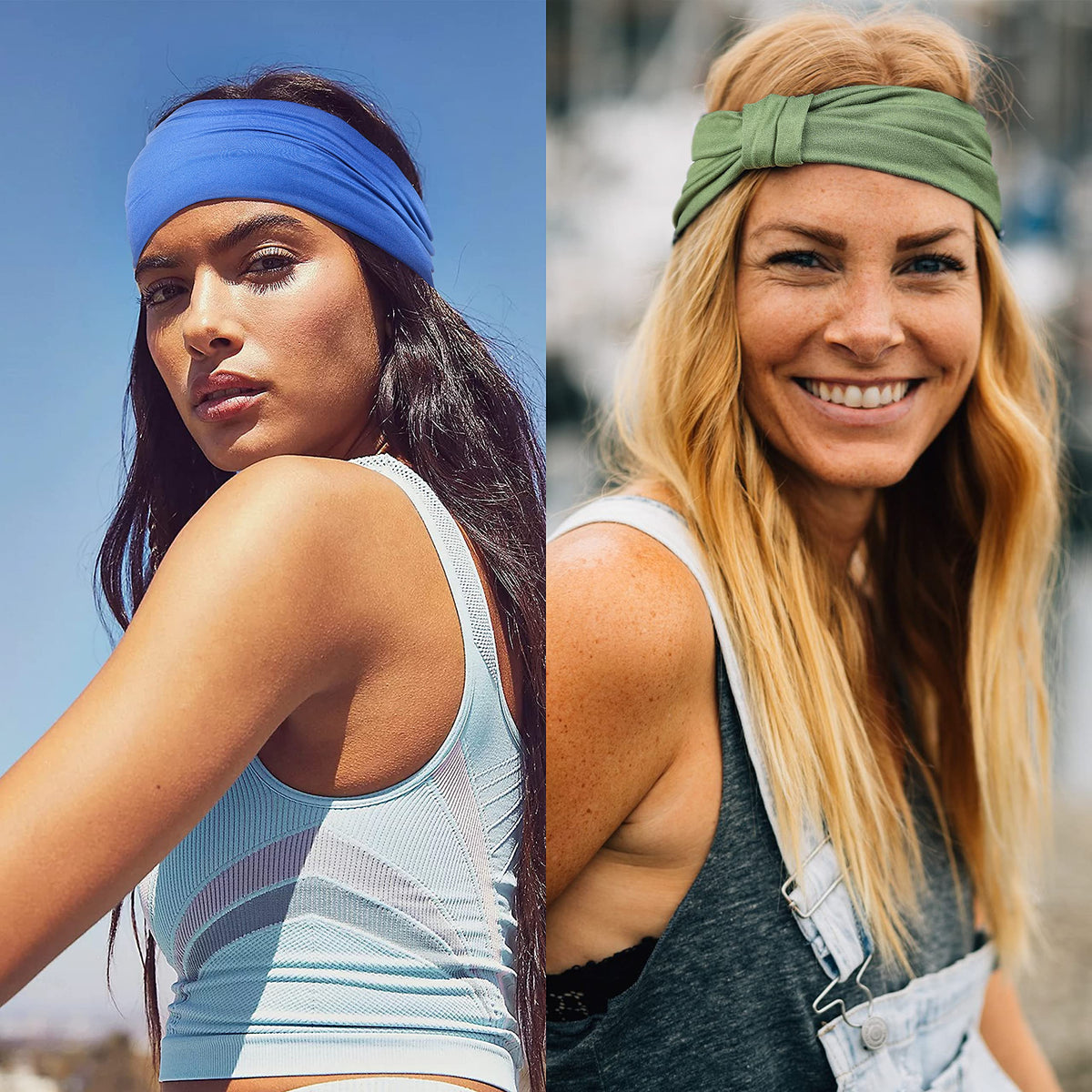 GiLi headband in a stylish outdoor setting