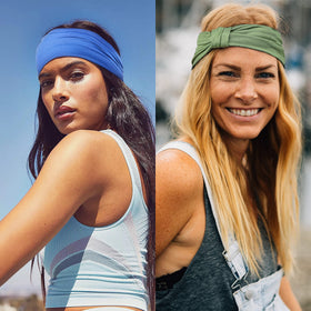 GiLi headband in a stylish outdoor setting