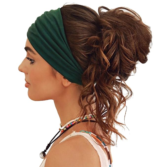 GiLi headband worn during yoga practice