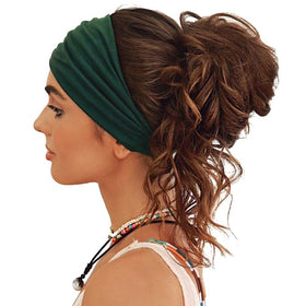 GiLi headband worn during yoga practice