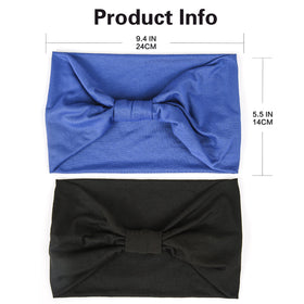 GiLi headbands displayed with included hair ties