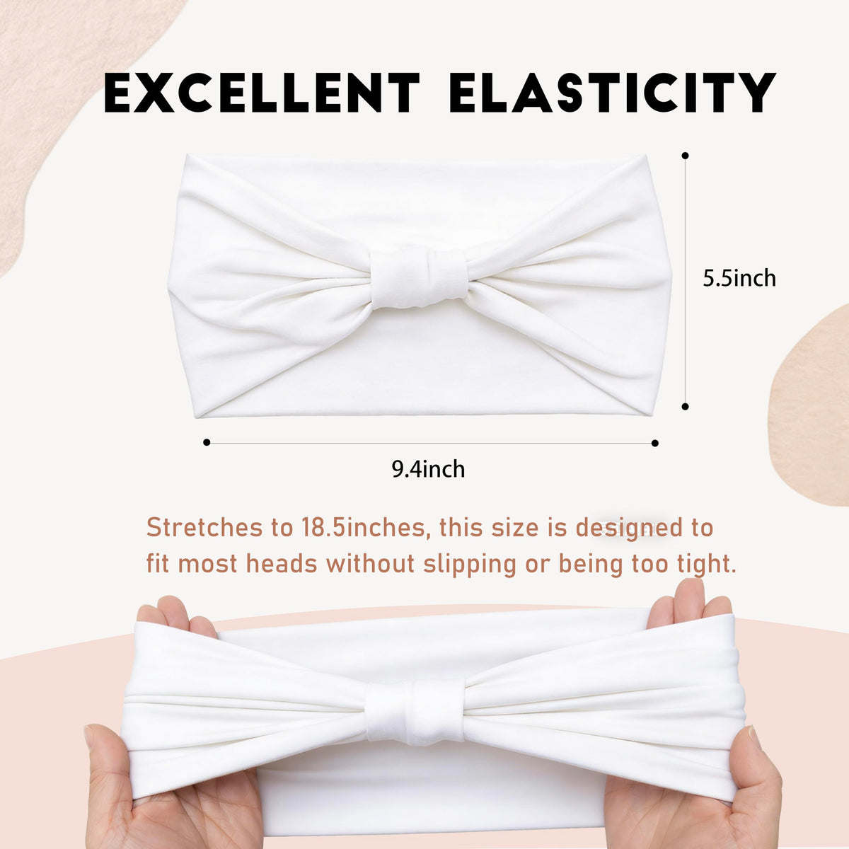 GiLi headbands showing non-slip inner lining