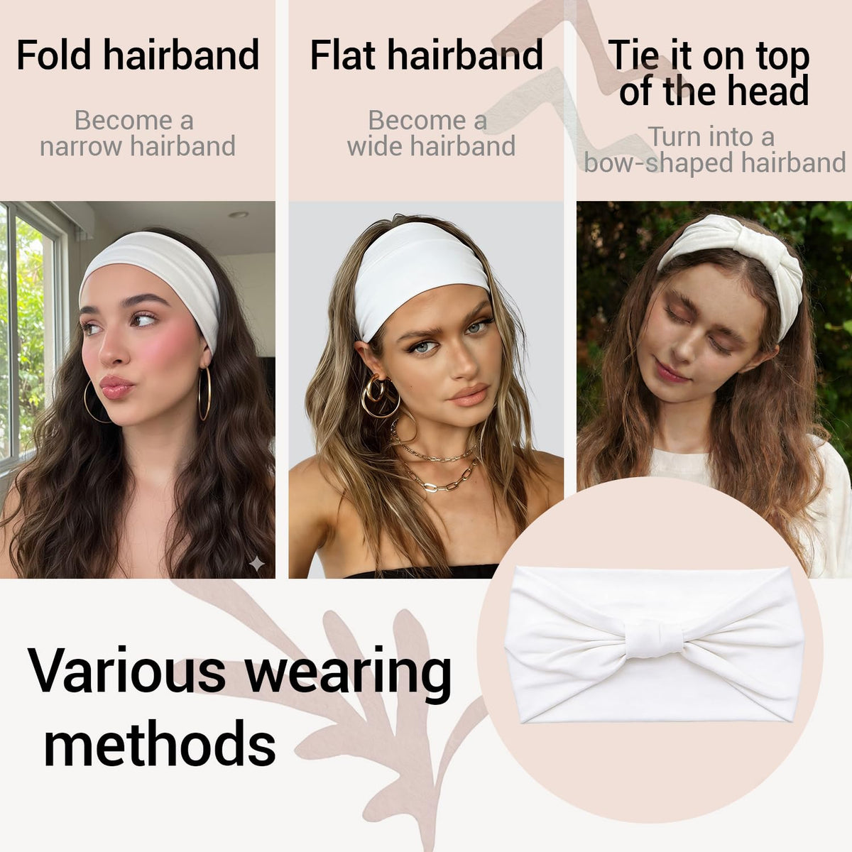 GiLi headbands soft fabric close-up
