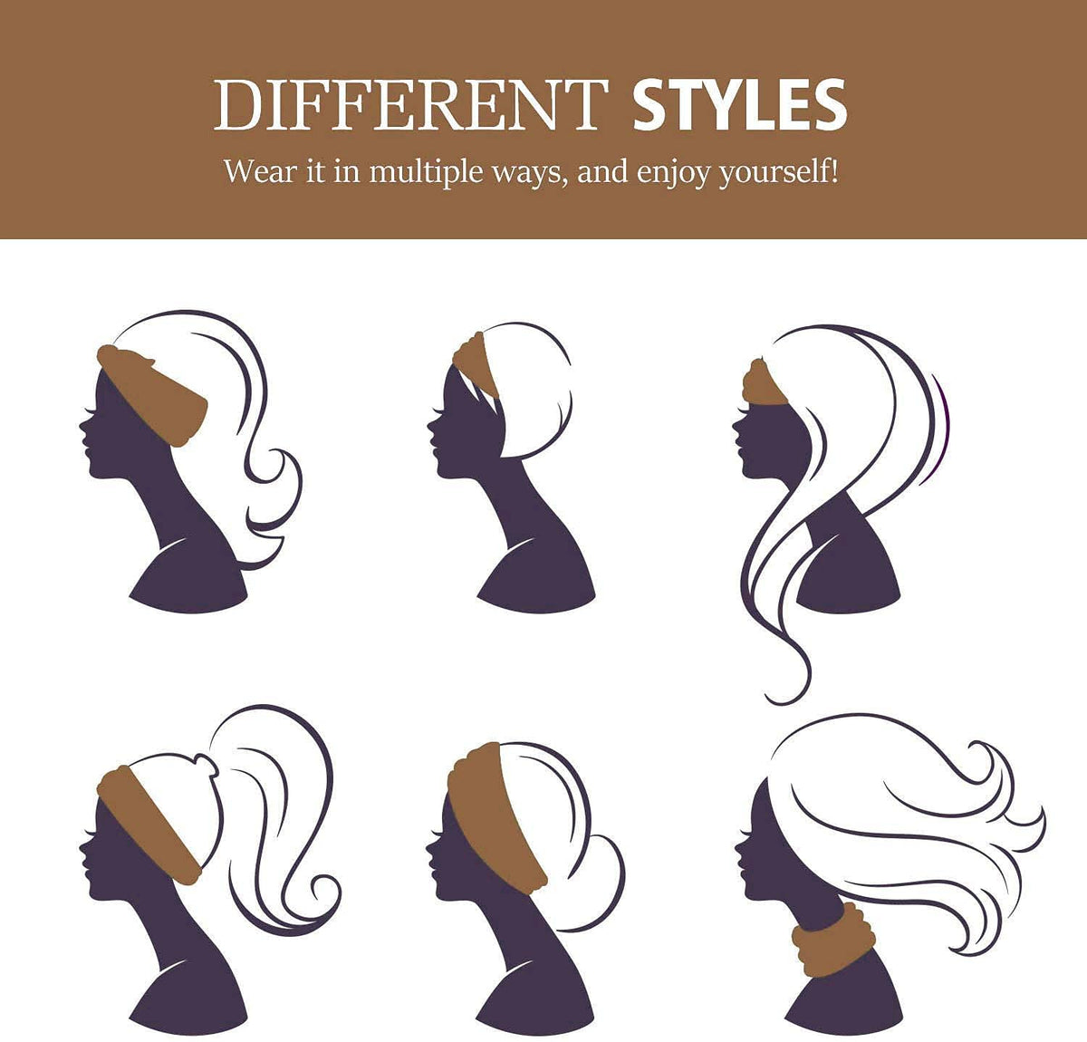 GiLi headbands styled with casual outfit