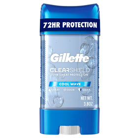 Gillette Antiperspirant Deodorant for Men 72hr Clear Gel front view