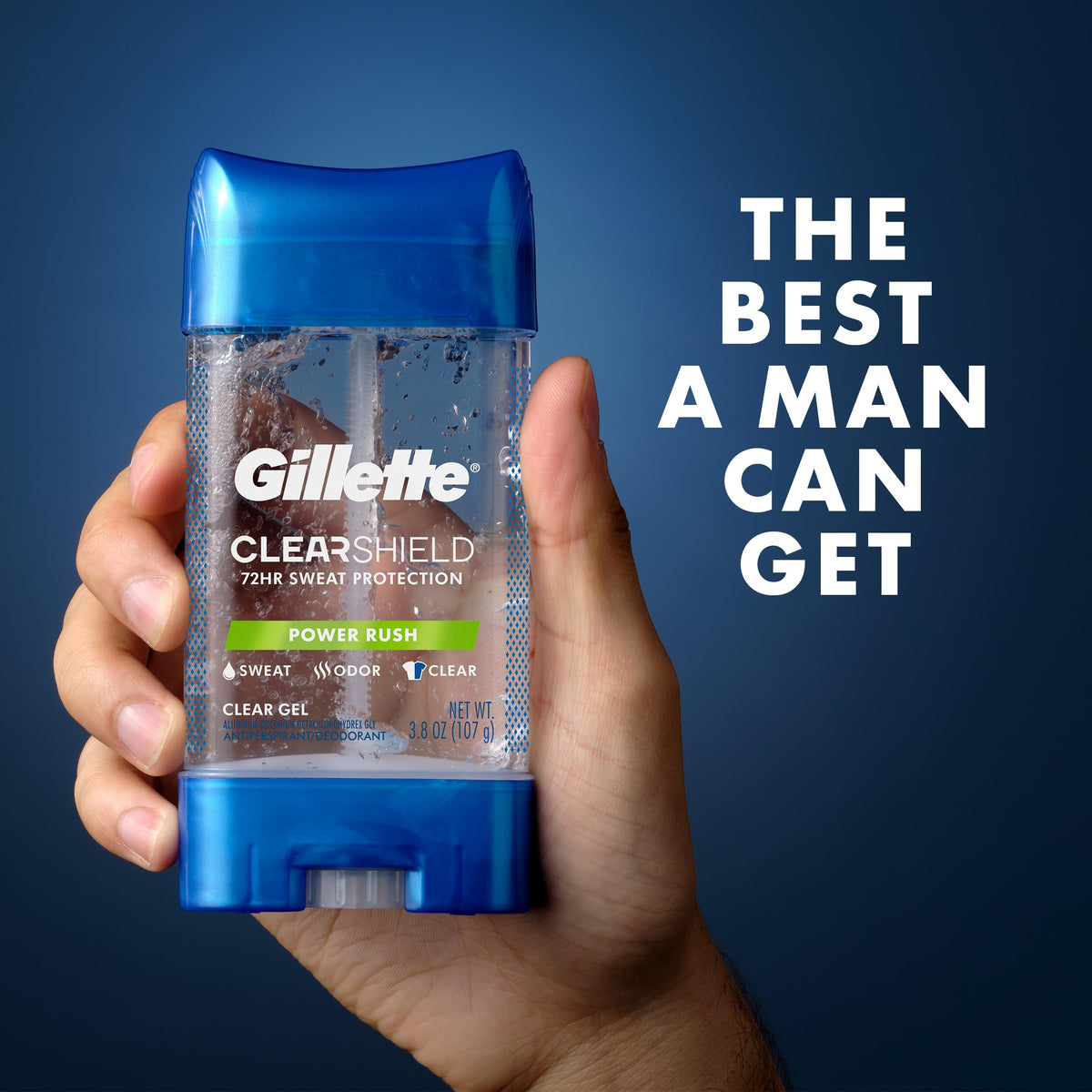 Gillette Antiperspirant Deodorant lifestyle shot