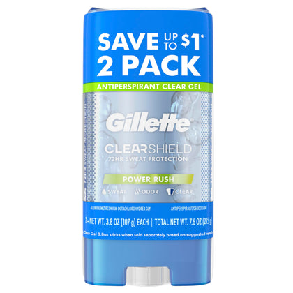 Gillette Antiperspirant Deodorant Pack of 2 front view