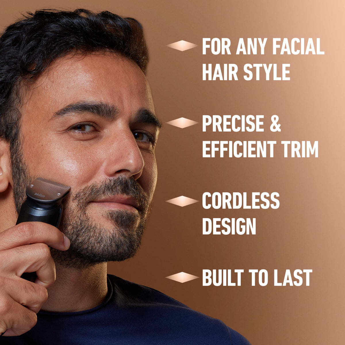 Gillette Beard Trimmer PRO showing T-blade and combs