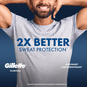 Gillette Clinical Antiperspirant Deodorant 100HR Protection side view