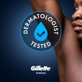 Gillette Clinical Antiperspirant Deodorant application demonstration