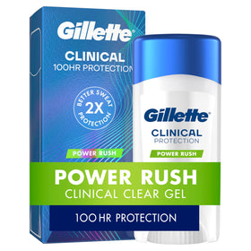 Gillette Clinical Antiperspirant Deodorant clear gel front view