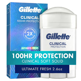 Gillette Clinical Antiperspirant Deodorant front view 2.6 oz