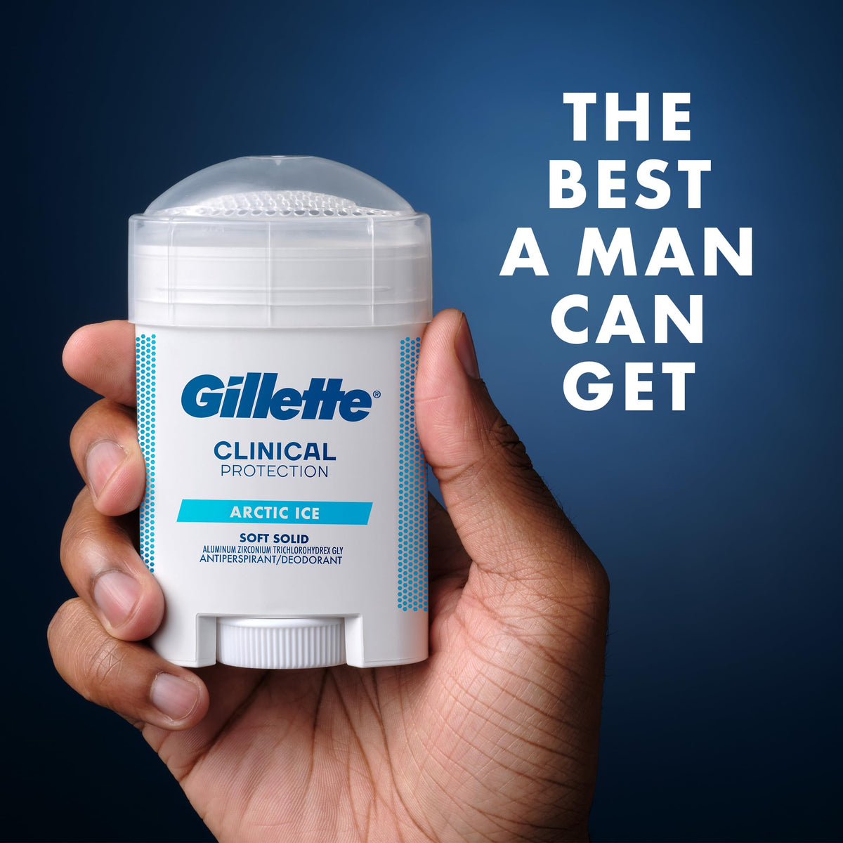 Gillette Clinical Antiperspirant Deodorant with ingredients list