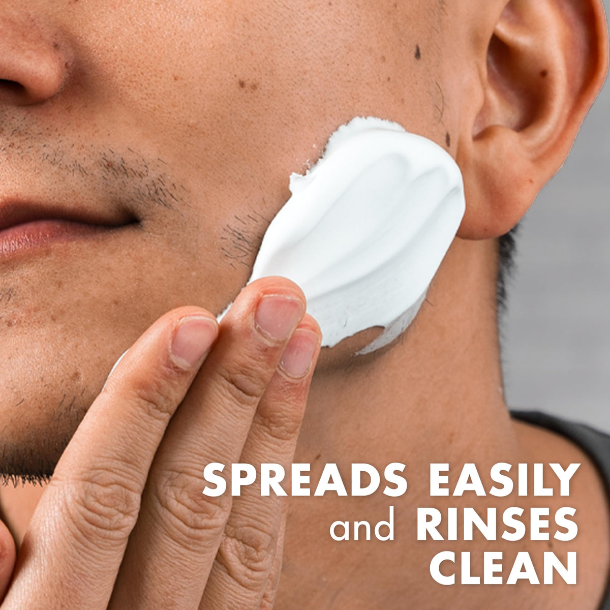 Gillette Foamy Regular Shaving Cream in bathroom setting