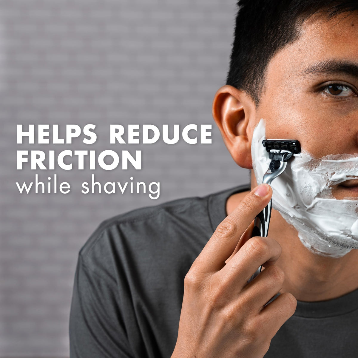 Gillette Foamy Regular Shaving Cream with Gillette razor