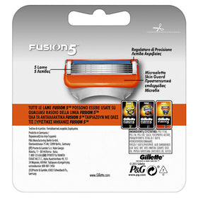 Gillette Fusion 5 Blades in a bathroom setting