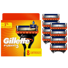 Gillette Fusion5 Men's Razor Blade Refills 8 Count packaging front view