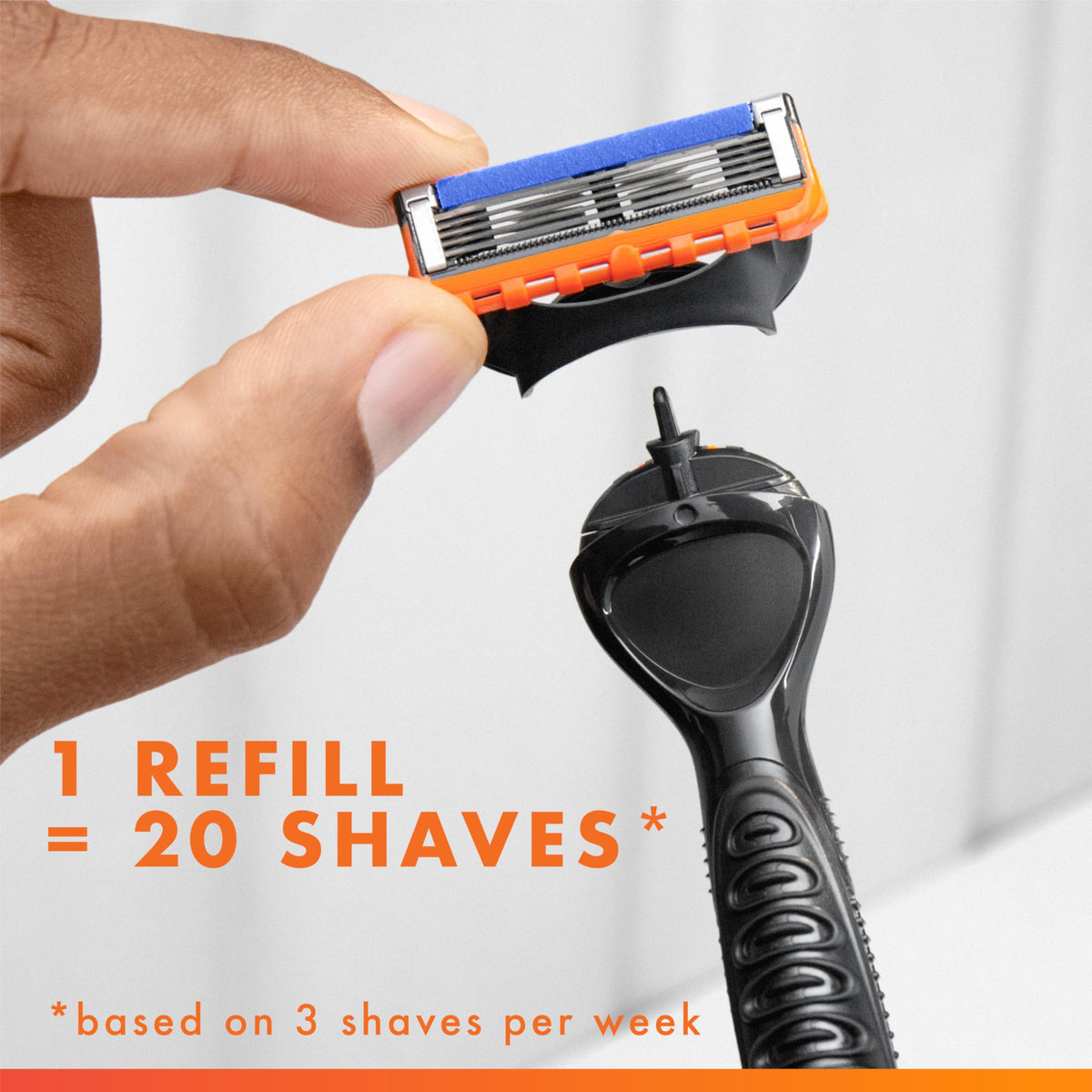Gillette Fusion5 Power razor blade with precision trimmer