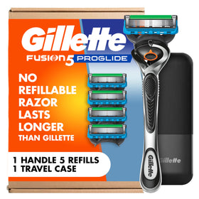 Gillette Fusion5 ProGlide Razor with travel case front view