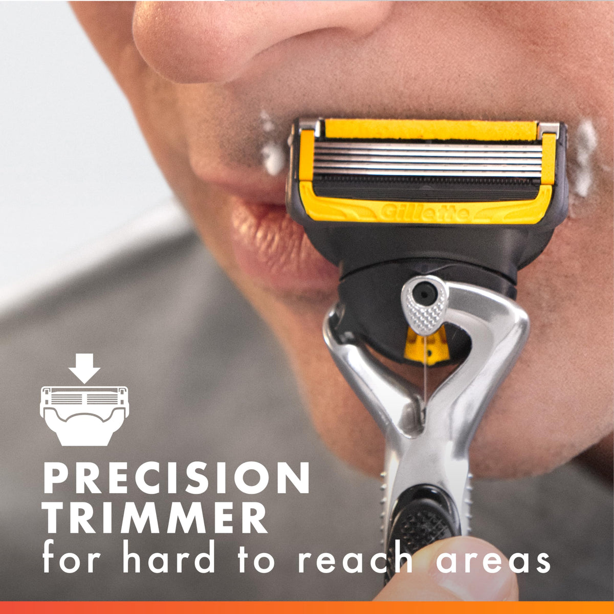 Gillette Fusion5 ProShield razor blades with lubrication strips