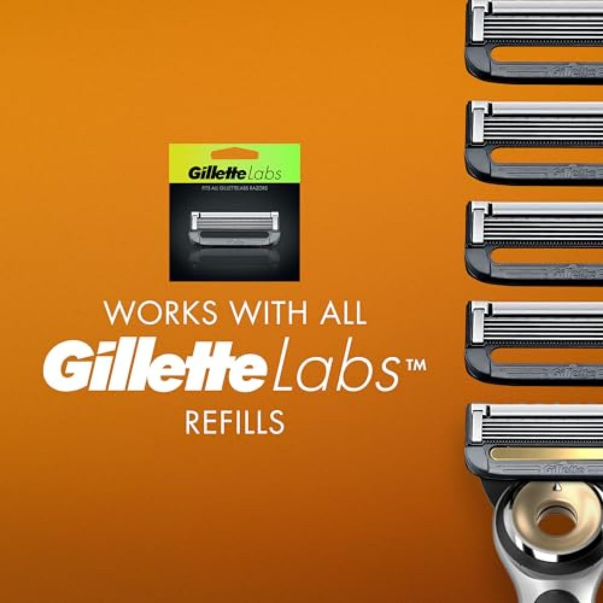 Gillette Heated Razor on magnetic charging dock