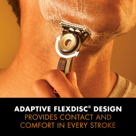 Gillette Heated Razor with FlexDisc Technology demonstration