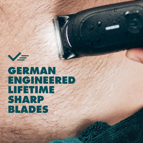 Gillette i7 Intimate Trimmer in travel mode with lock