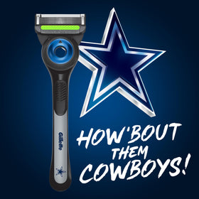 Gillette Labs Cowboys Edition razor with magnetic stand