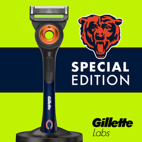 Gillette Labs NFL Bears Edition Razor with 2D FlexDisc feature