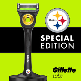 Gillette Labs NFL Steelers Edition Shaving Razor close-up