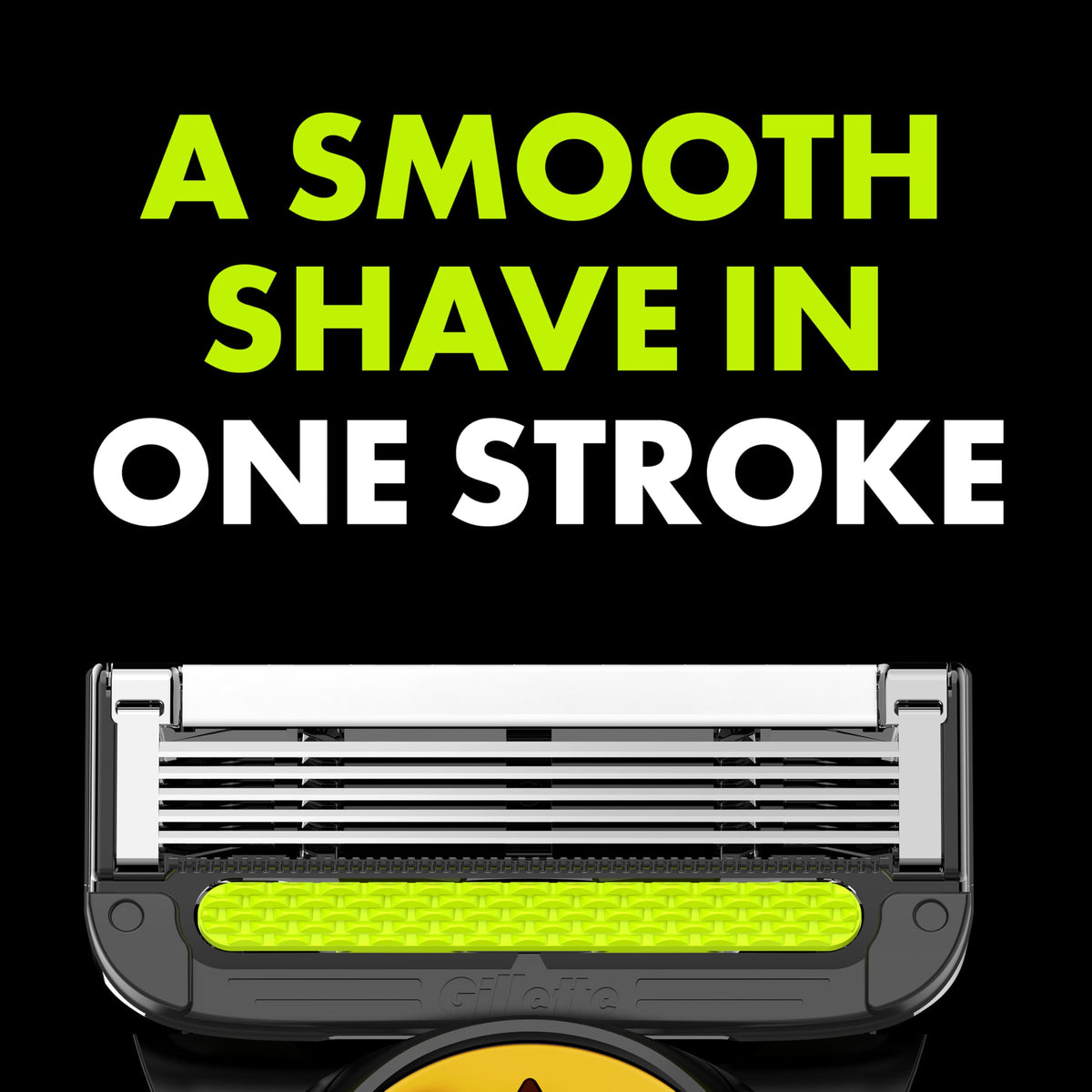 Gillette Labs NFL Steelers Edition Shaving Razor in use