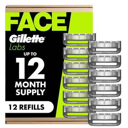 Gillette Labs Razor Blade Refills 12 Count front view