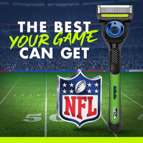 Gillette Labs Seahawks Edition Razor with team logo display